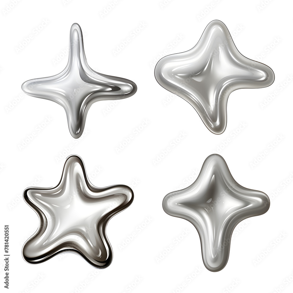 3d chrome y2k metal elements. Chrome silver Y2K melted, mercury shape 3d set isolated on transparent background metallic fluid refraction and abstract form drip design elements, spilled liquid metal. 3d chrome y2k metal elements. Chrome silver Y2K melted, mercury shape 3d set isolated on transparent background metallic fluid refraction and abstract form drip design elements, spilled liquid metal.