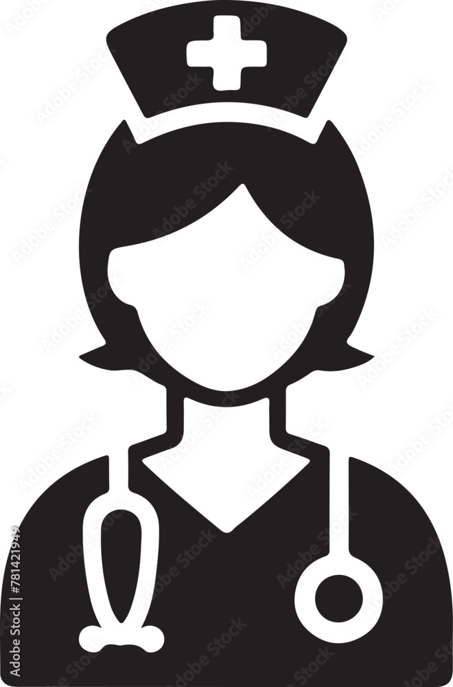 Best Nurse icon vector, Silhouette, illustration.
Best Nurse icon vector, Silhouette, illustration.