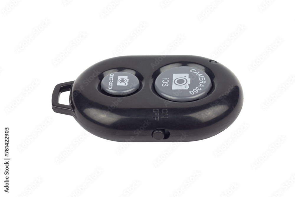 wireless remote for camera, bluetooth remote for phone camera, isolated from background wireless remote for camera, bluetooth remote for phone camera, isolated from background