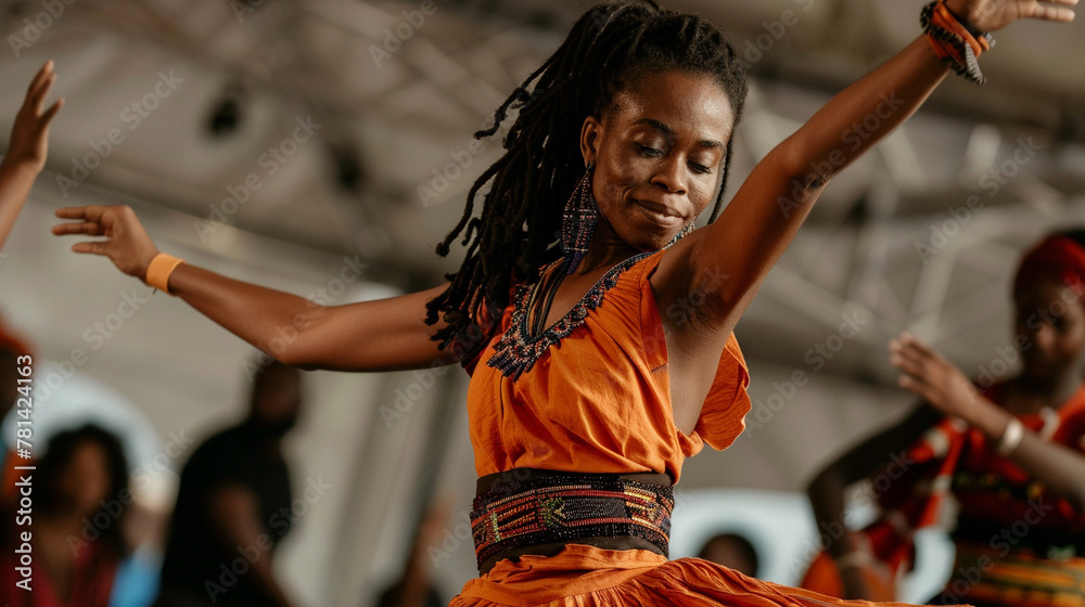 Artistic Performances: Captivating photographs of dance performances, spoken word poetry, and musical concerts celebrating African American culture and heritage, Juneteenth