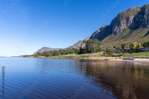 lake and mountains