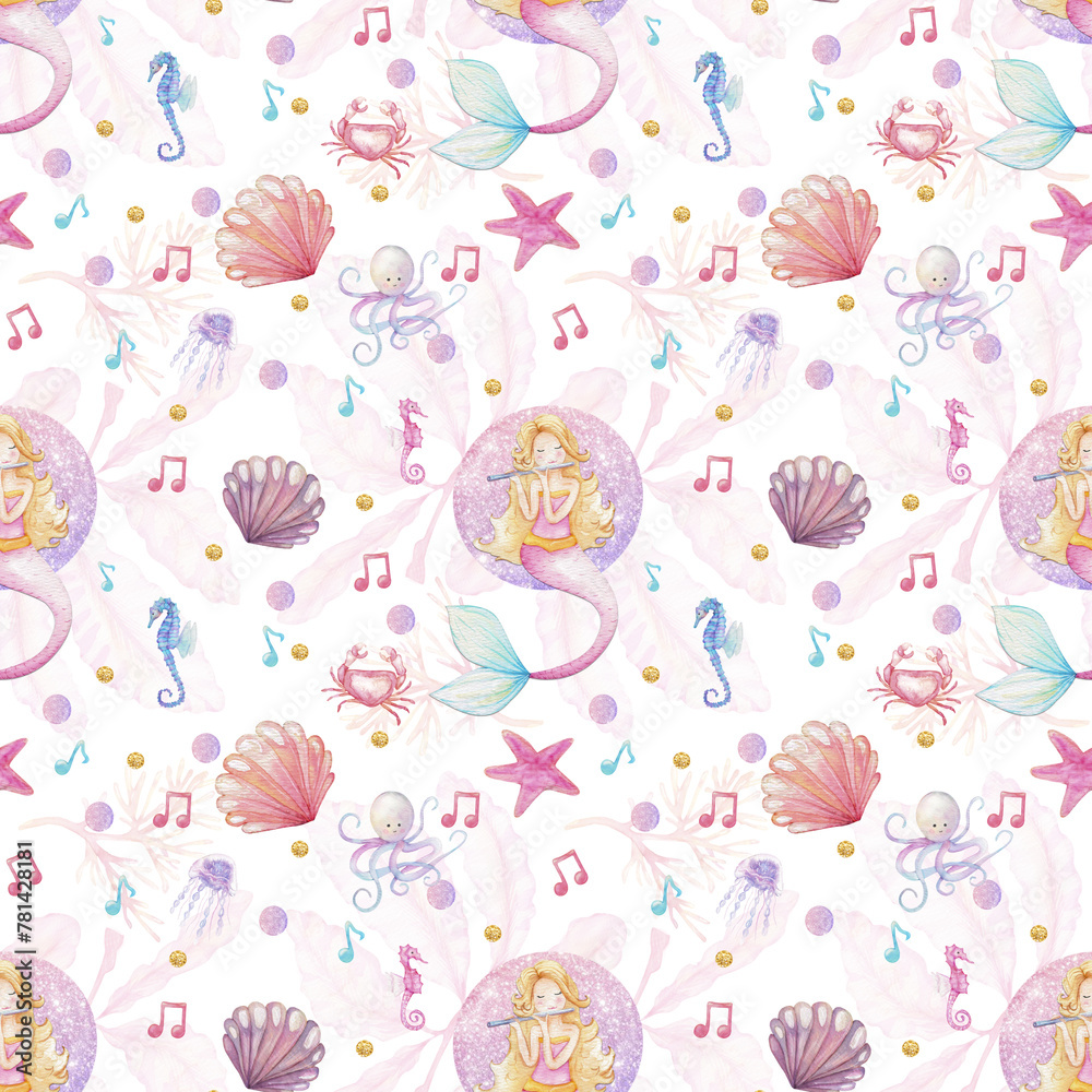 underwater seamless pattern underwater seamless pattern