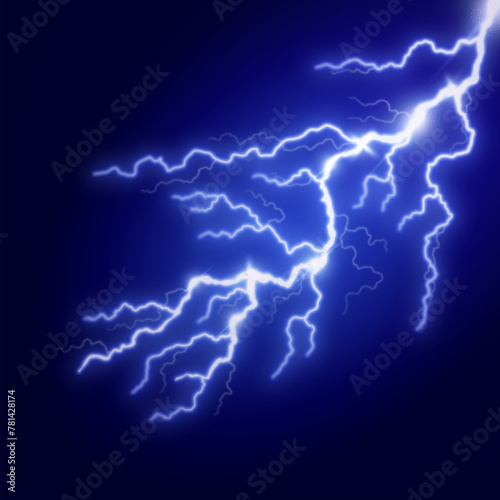 Realistic lightning effect