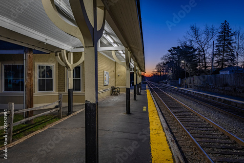 Massachusetts-Beverly Farms-Train station