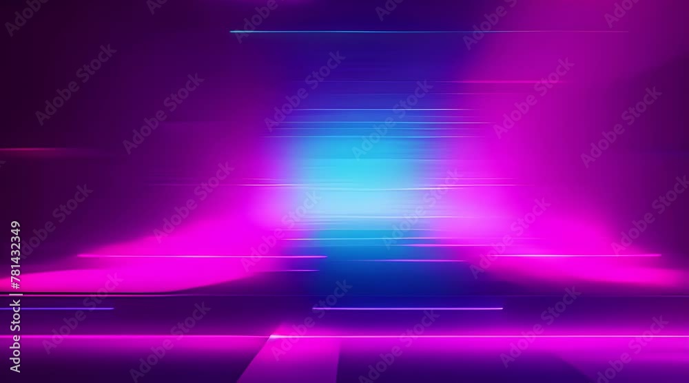 Abstract background of Rounded pink blue neon lines, glowing, seamless loop Abstract background of Rounded pink blue neon lines, glowing, seamless loop