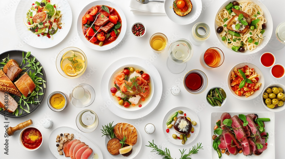 Fine dining food dish elegant with copy space for advertising. Fine dining food dish elegant with copy space for advertising.