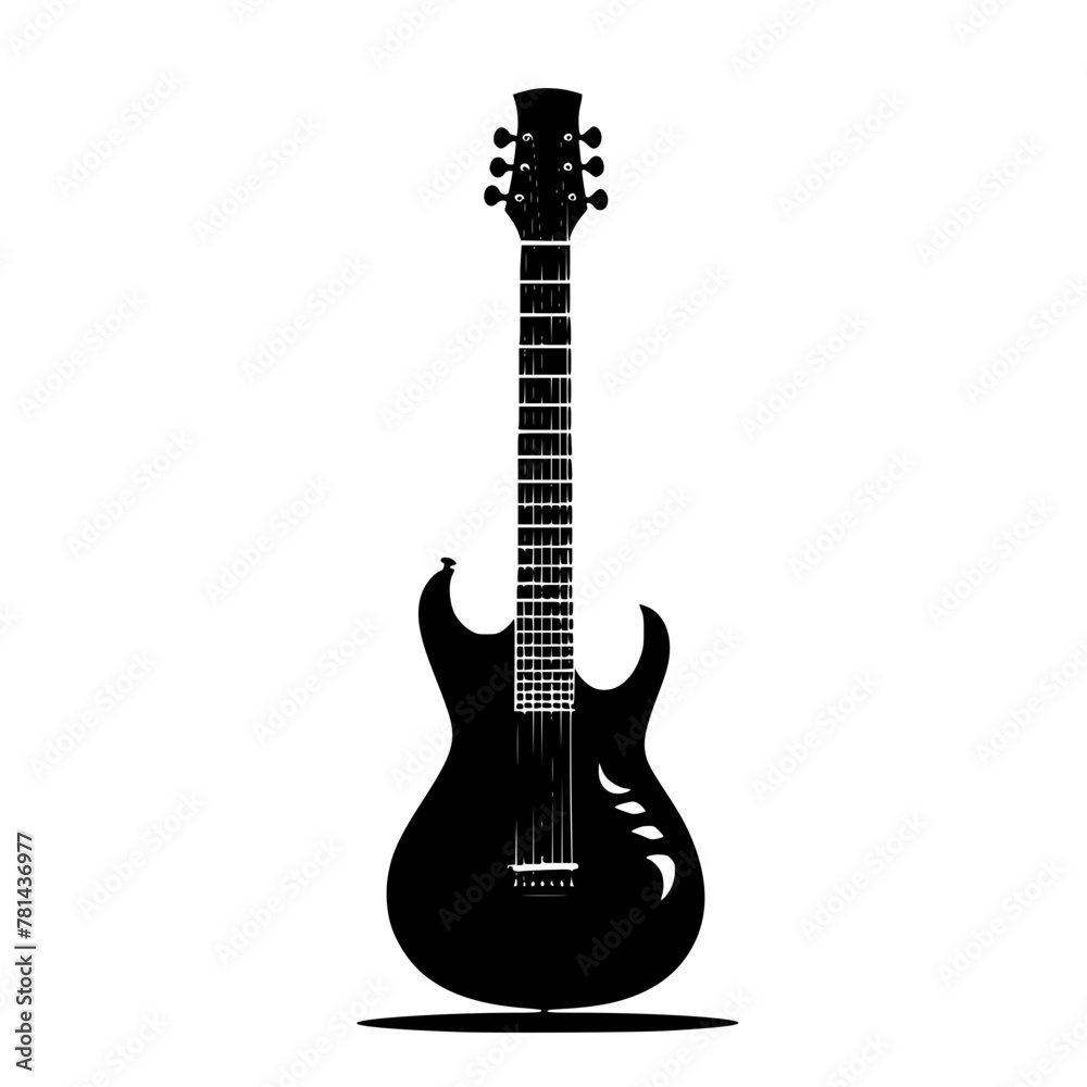 Obraz premium Bass Guitar Svg, Guitar png, Guitar Silhouette, Guitar Shape SVG, Guitar SVG, Guitarist PNG, Guitarist Vector, Guitar Player Vector, Music Svg, Guitarist SVG, Musician SVG, Guitarist Clipart, Music No
