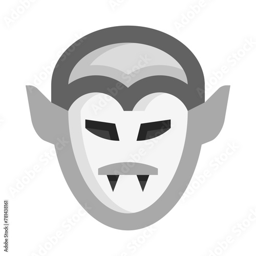 Dracula Vampire Avatar Flat Icon