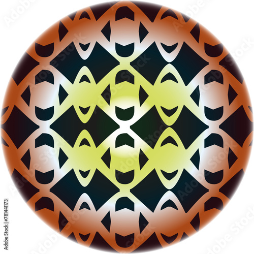 indian style ceramic single tile vector seamless pattern with flowers and swrils, textile or fabric print design. Elegant repetitive pattern by gobi photo