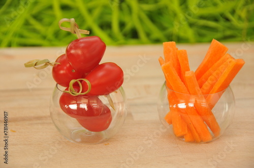 légumes croquants photo