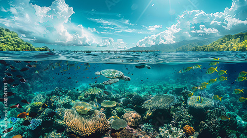 Incredible underwater scenery