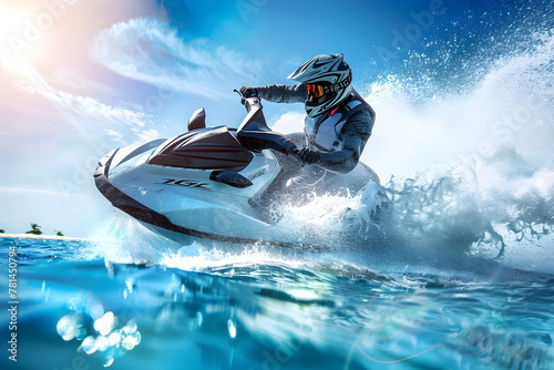 Adrenaline Rush: Exhilarating Day in the Sea with Jet Ski Water Sport Adventures © Lillie