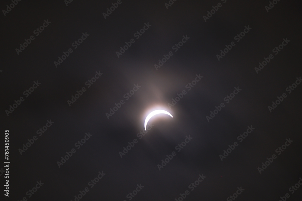 Eclipse abstract moving clouds closing sun copy space background image Eclipse abstract moving clouds closing sun copy space background image