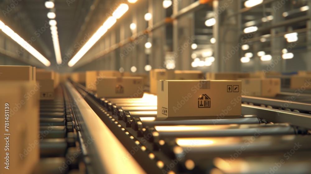 A Warehouse Conveyor System