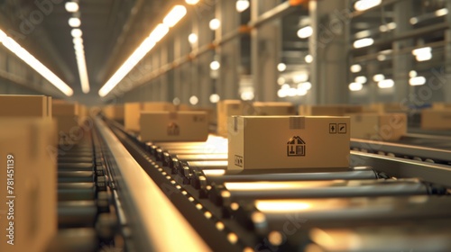 A Warehouse Conveyor System photo