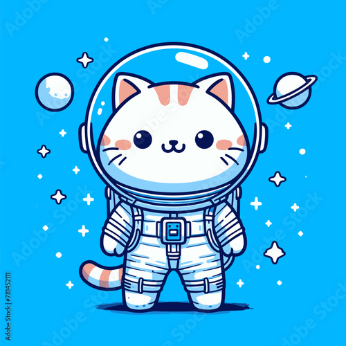 Cosmic Cat in the Infinite Blue