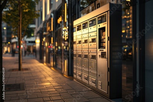 Street Parcel Locker, Self Post Box, Parcel Locker Box, Automatic Mailboxes, Street Paczkomat, Pachkomat photo