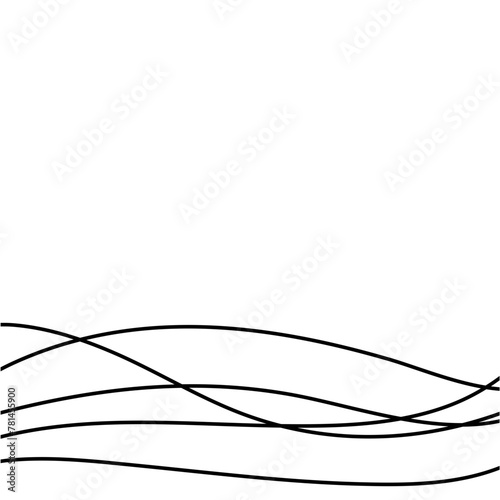 Abstract Background of Wavy Lines