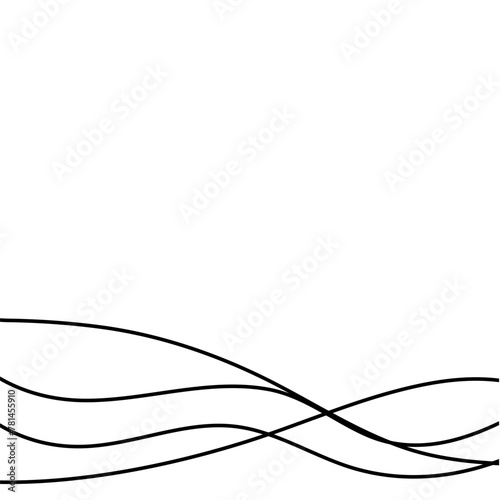 Abstract Background of Wavy Lines