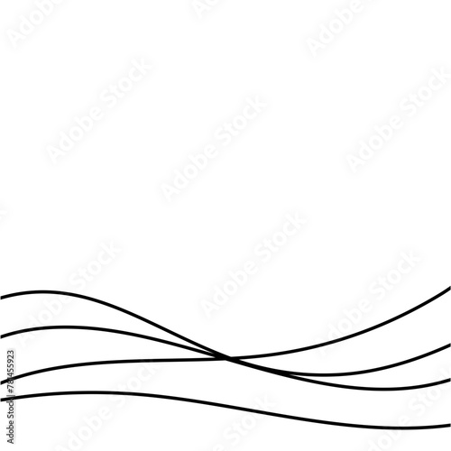 Abstract Background of Wavy Lines
