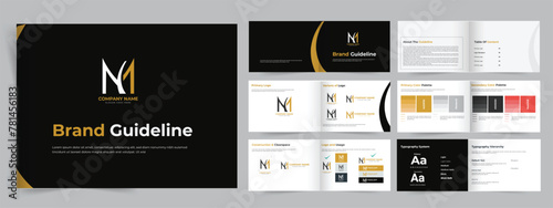 Brand Guidelines Template Professional Modern, Clean and Minimal Brand Guidelines