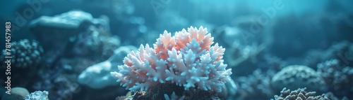 A minimalist style of an ocean coral  © Media Srock
