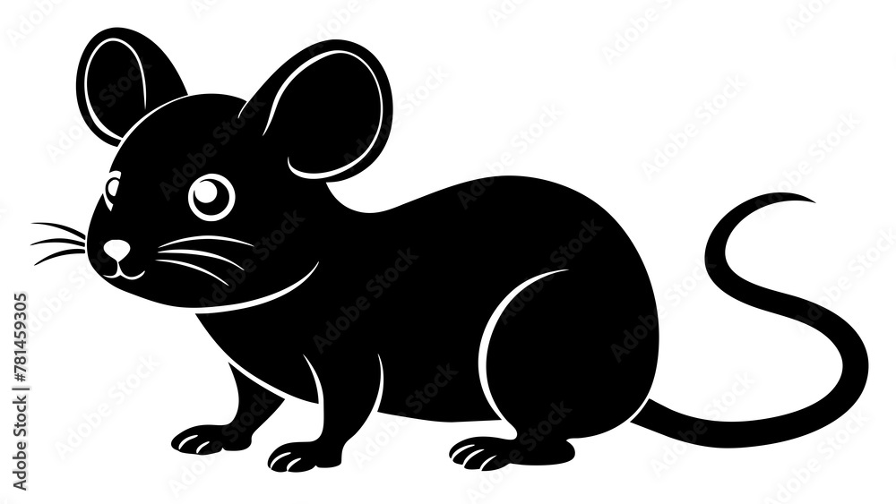 rat sitting and svg file