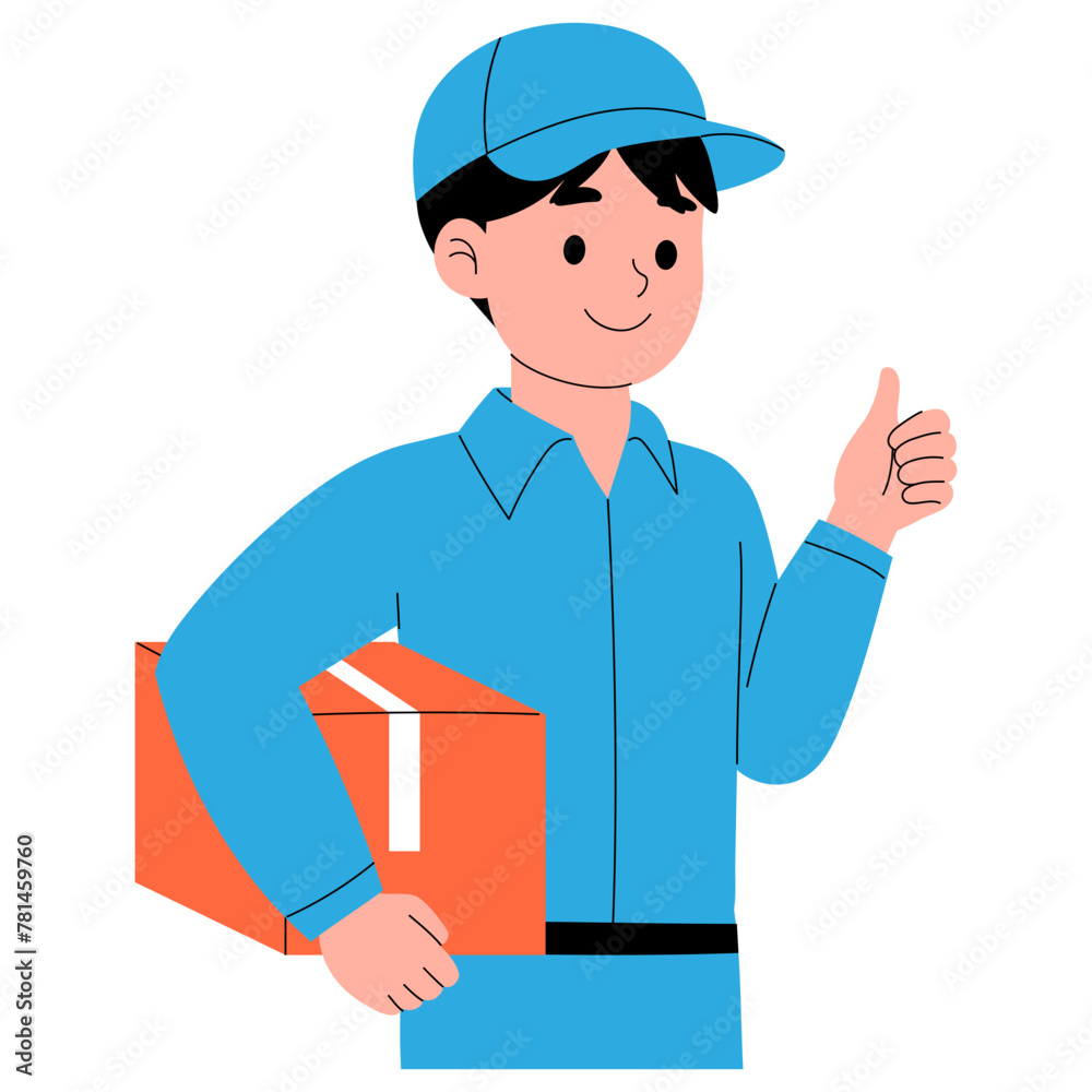 delivery person delivering a package delivery person delivering a package