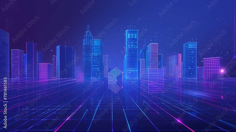 Blue Tech Digital City