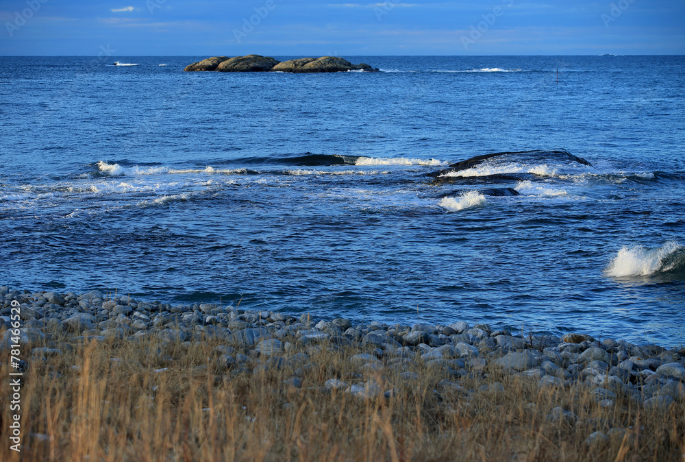 Seashore in Vigra, Norway.