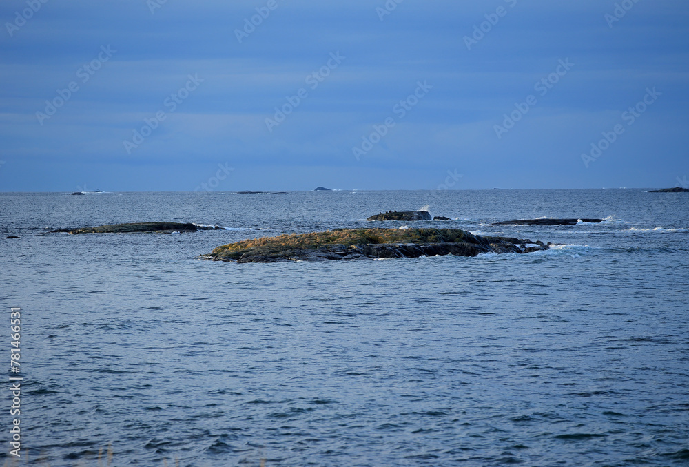 Seashore in Vigra, Norway.