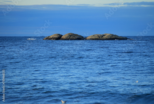 Obraz na płótnie Seashore in Vigra, Norway. w salonie