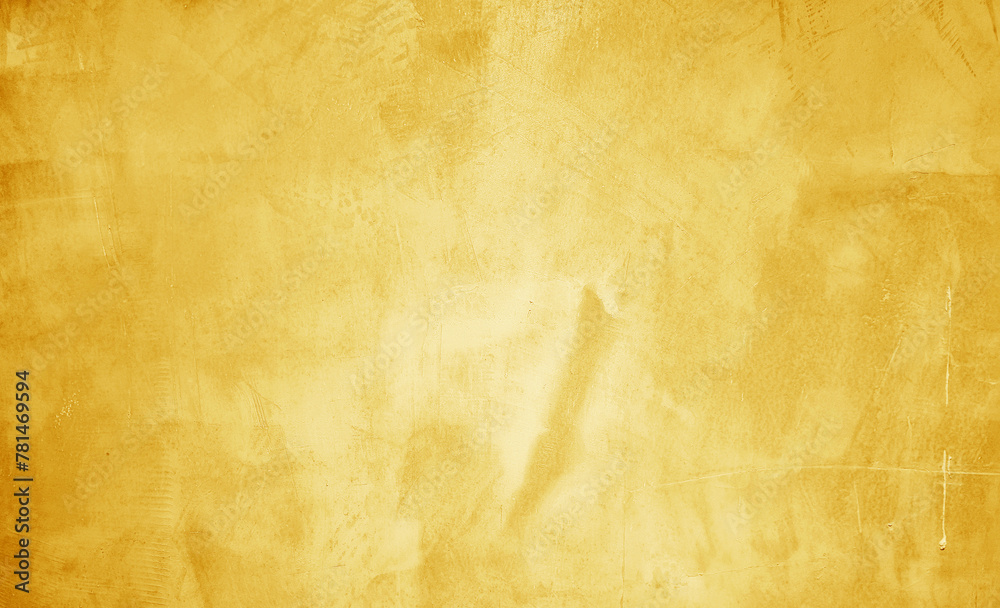 yellow plaster concrete wall texture use as background. premium yellow wallpaper with copy-space. background and texture of bare concrete wall. premium urban wallpaper.