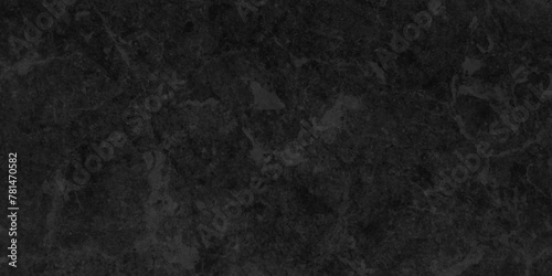 Old wall stone for dark black distressed grunge background wallpaper rough concrete wall. Abstract black stone wall texture grunge rock surface. dark gray background backdrop. wide panoramic banner.