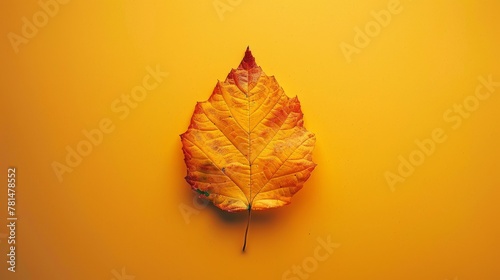 A minimalist style of an autumn concept