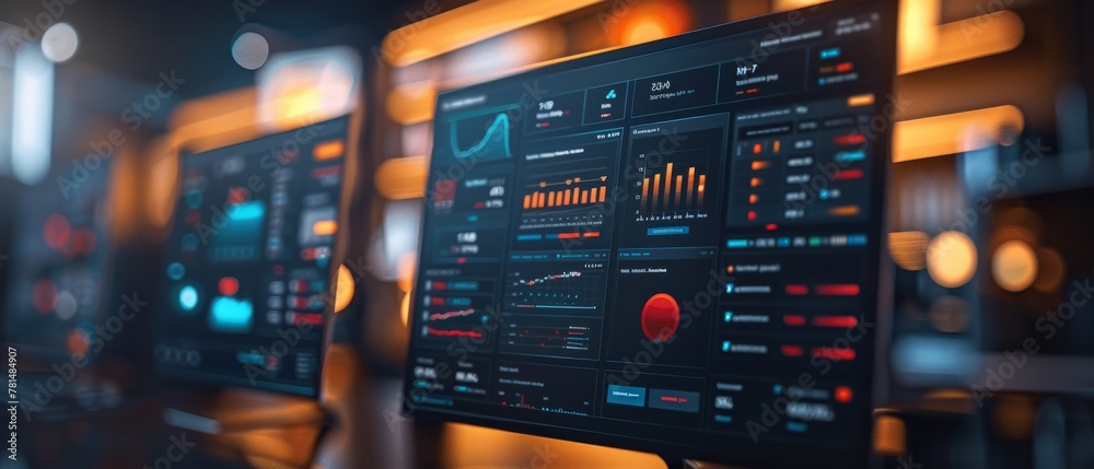 E commerce website dashboard, close up, sleek design, user friendly interface, modern style E commerce website dashboard, close up, sleek design, user friendly interface, modern style