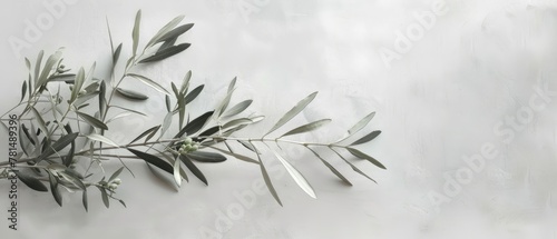 Olive branches used in a peace ceremony