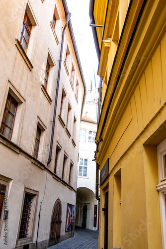 Old narrow streets in Prague