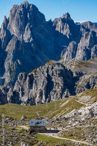 Tre Cime di Lavadero in the Dolomite Mountains Italy - Epic jagged mountains peaks in the Dolomiti National Park