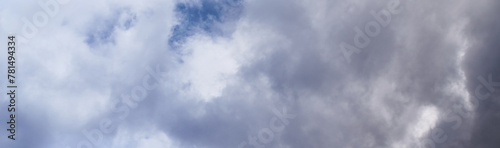 Stripe of cloudy sky, clouds in the sky close-up © Александр Ланевский