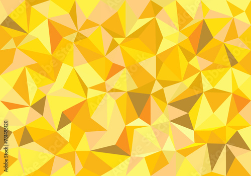 yellow low poly background