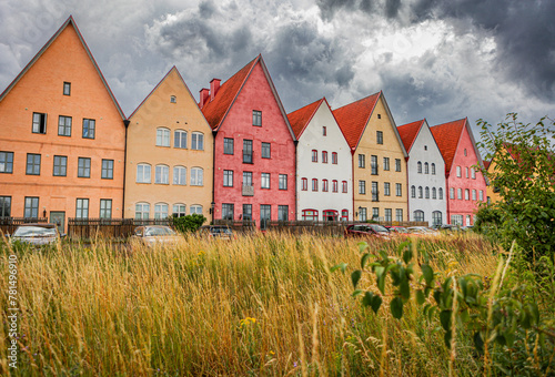 Medieval and Hansa inspired living area Jakriborg in Hjarup, Sweden