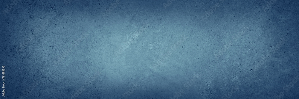 Obraz premium Blue textured concrete wall background