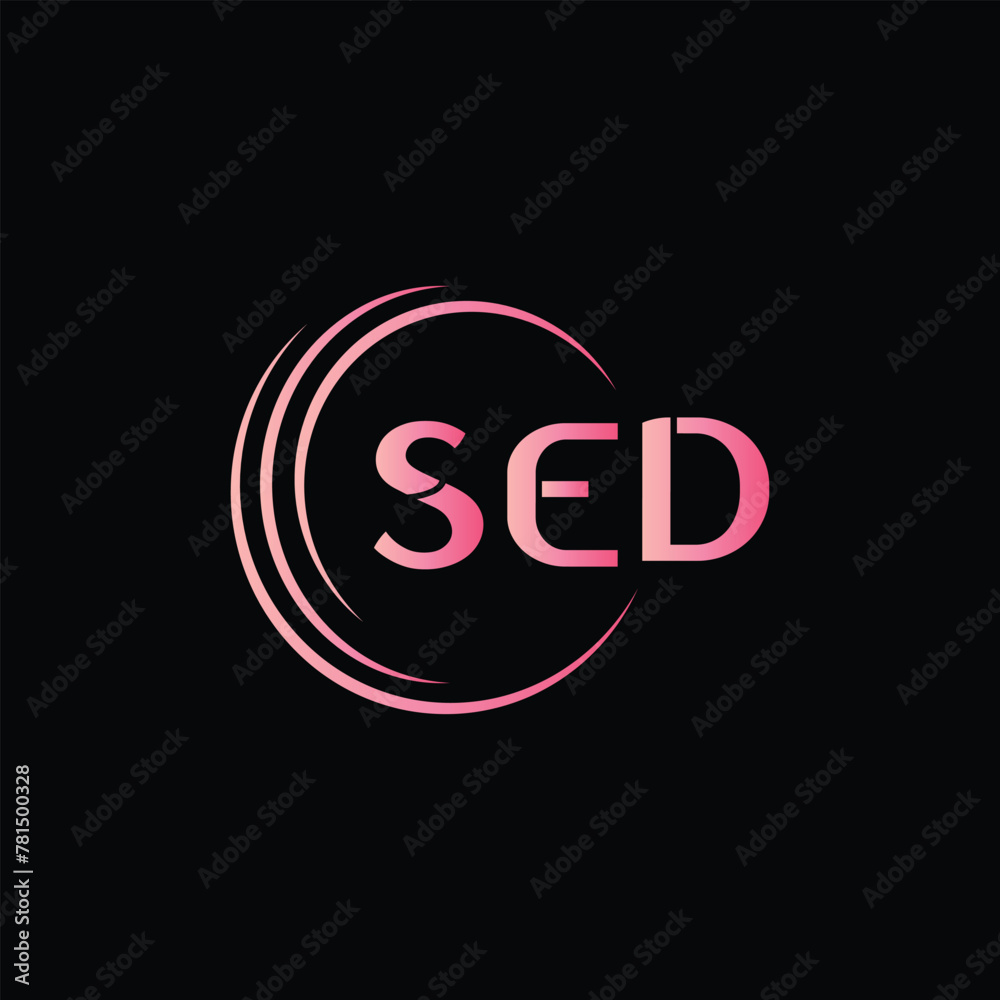 SED Letter Initial Logo Design Template Vector Illustration SED Letter Initial Logo Design Template Vector Illustration