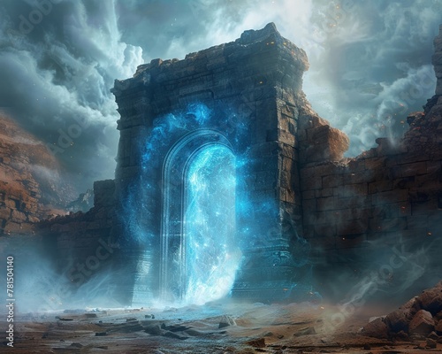 Beyond the threshold of the fantasy portal lies a mystical realm waiting to be explored, filled with enchanting adventures and awe-inspiring magic.