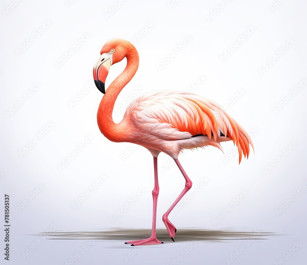 Flamingo Finesse: Graceful Images of Pink Avian Beauties