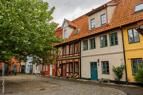 Medeltidsinspirerade området Jakriborg i Hjärup