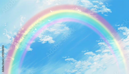 A rainbow arcs across the sky after the rain, bringing a sense of wonder and awe © Lila Patel