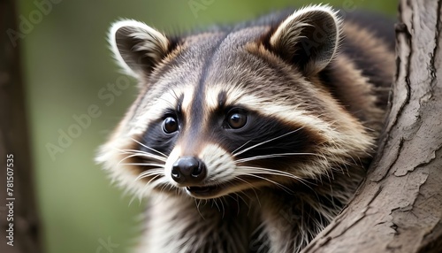 A-Raccoon-With-Its-Mask-Like-Facial-Markings-A-Sy-Upscaled_4 © Saneenah