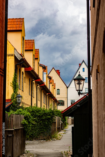 Medieval and Hansa inspired living area Jakriborg in Hjarup, Sweden